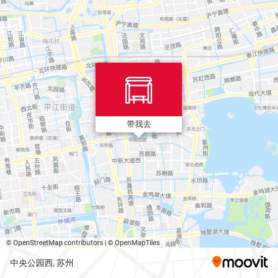 中央公园西地图