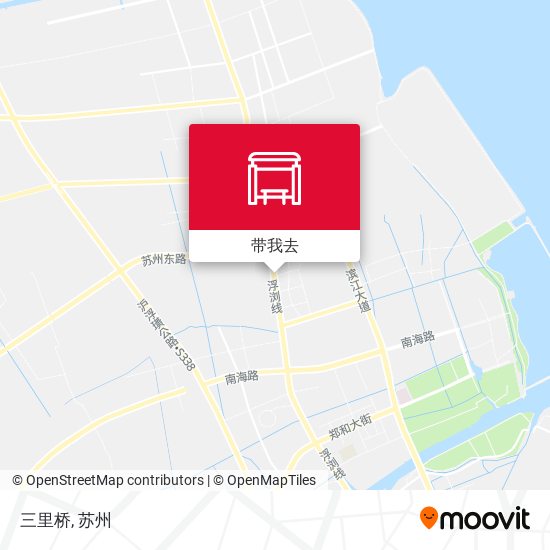三里桥地图