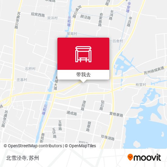 北雪泾寺地图