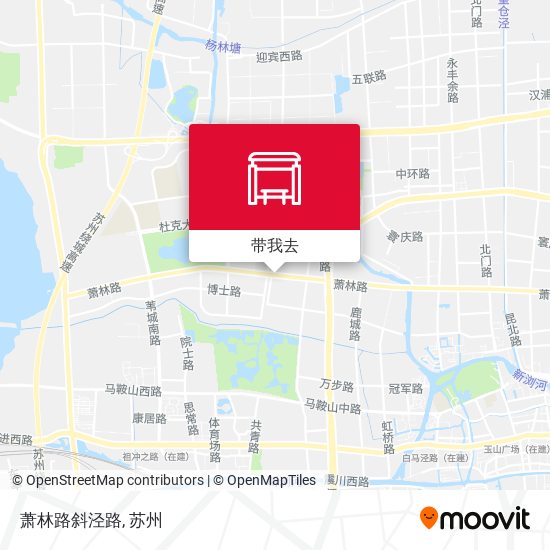 萧林路斜泾路地图