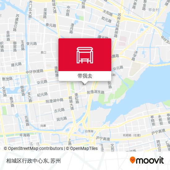 相城区行政中心东地图