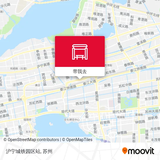 沪宁城铁园区站地图