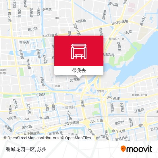 香城花园一区地图