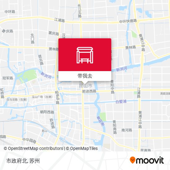 市政府北地图