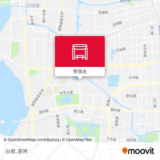 白窑地图