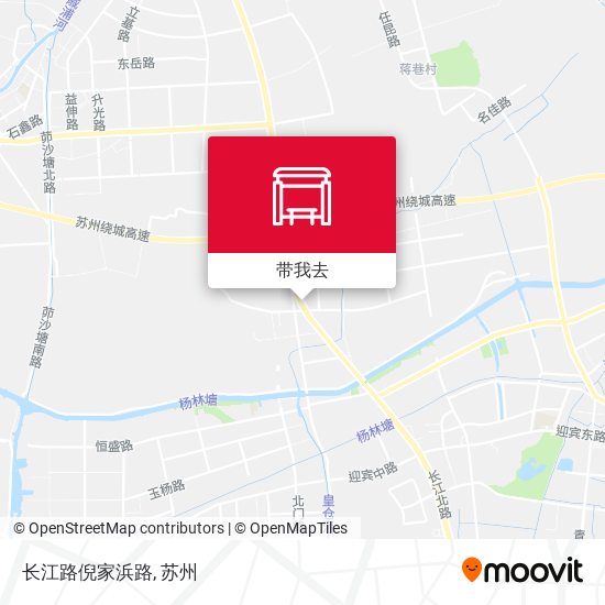长江路倪家浜路地图