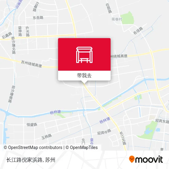 长江路倪家浜路地图