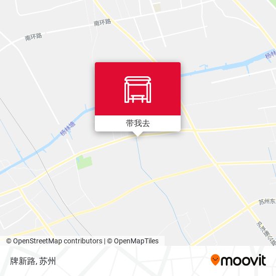 牌新路地图