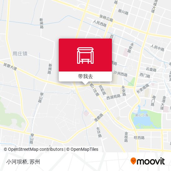 小河坝桥地图