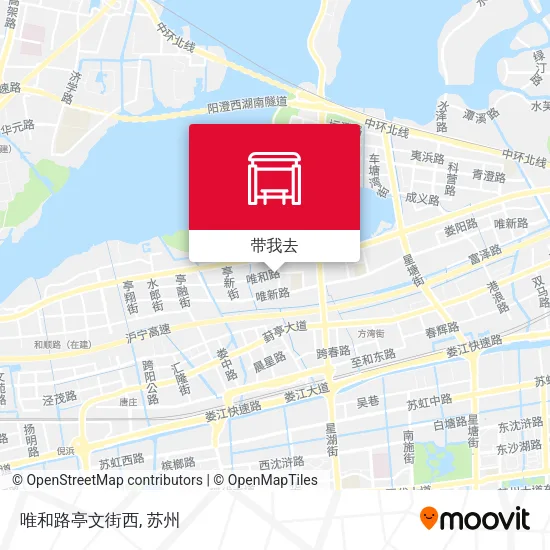 唯和路亭文街西地图