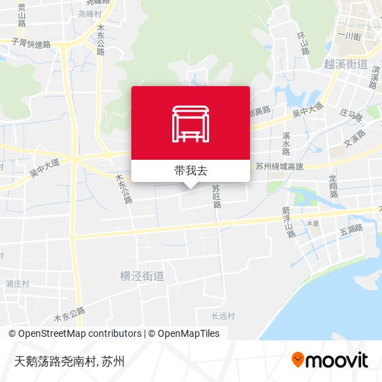 天鹅荡路尧南村地图