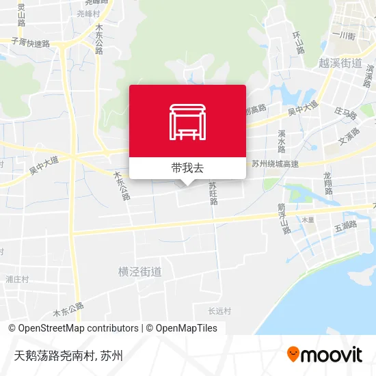 天鹅荡路尧南村地图