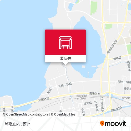 绰墩山村地图