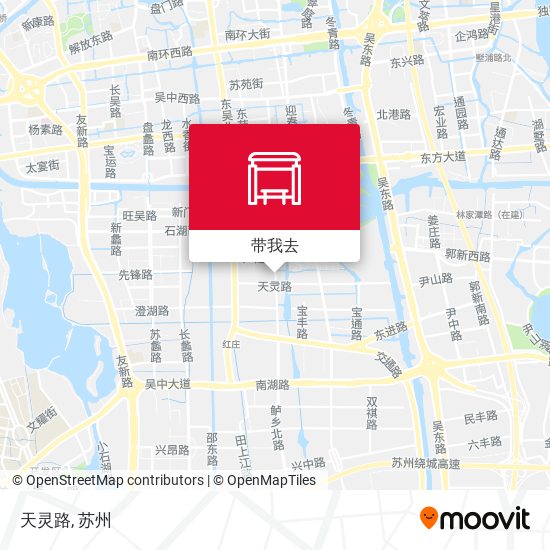 天灵路地图