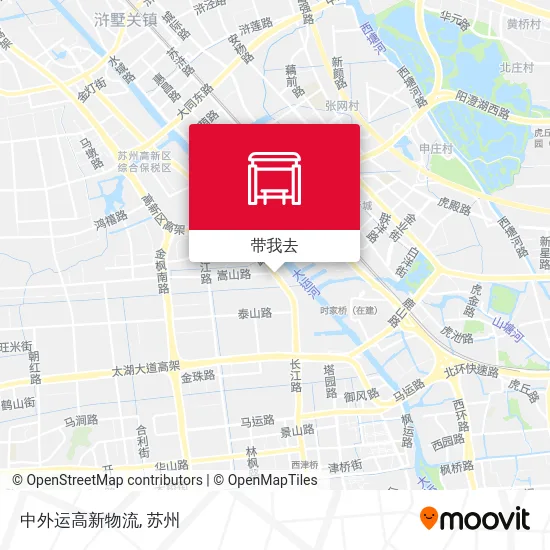 中外运高新物流地图