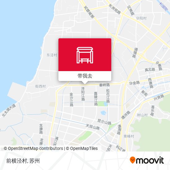 前横泾村地图