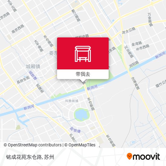 铭成花苑东仓路地图