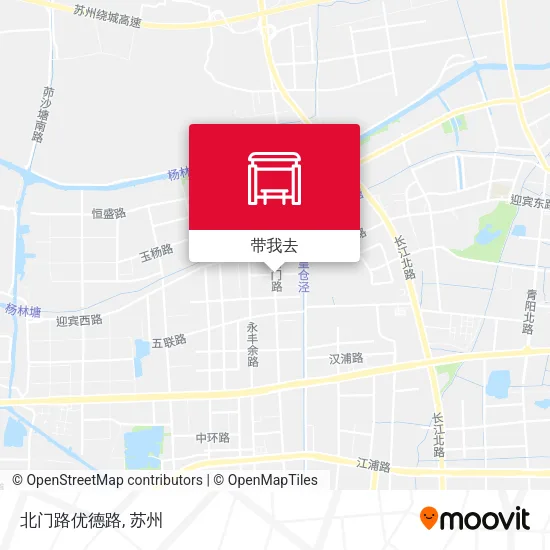 北门路优德路地图