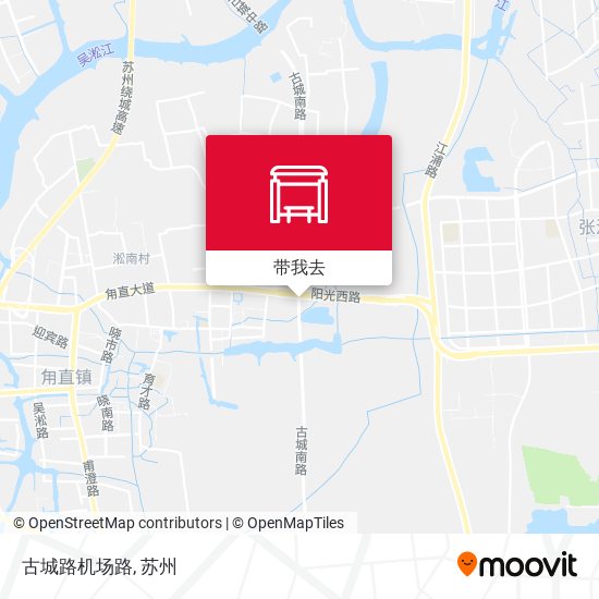 古城路机场路地图