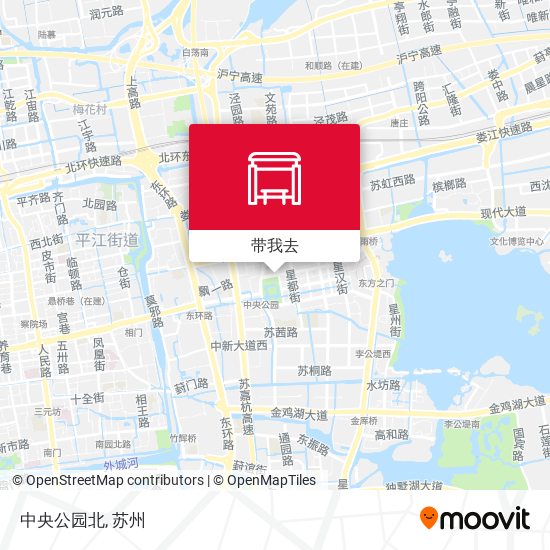 中央公园北地图