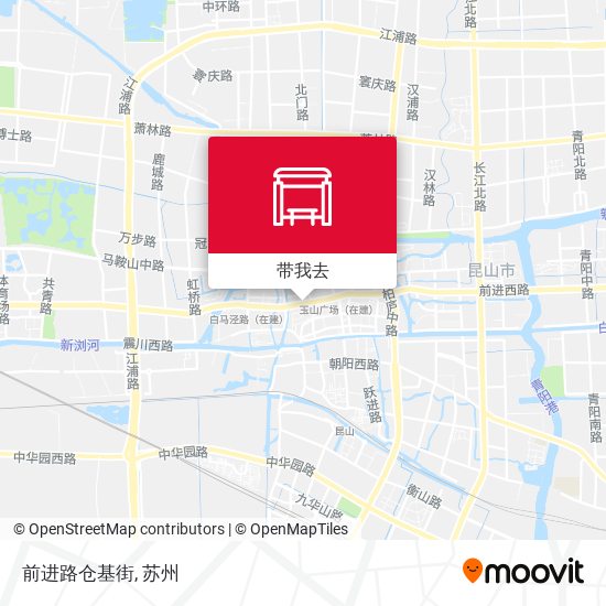 前进路仓基街地图