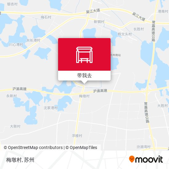 梅墩村地图