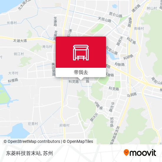 东菱科技首末站地图