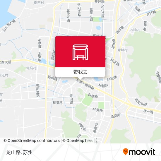 龙山路地图