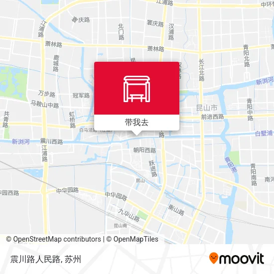 震川路人民路地图