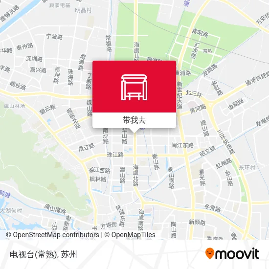 电视台(常熟)地图