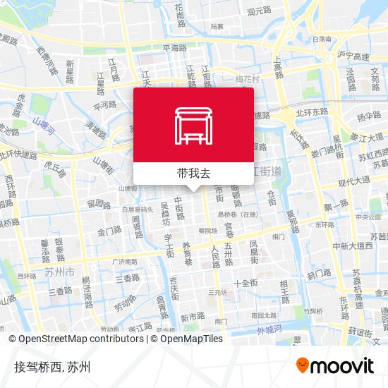 接驾桥西地图