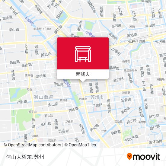 何山大桥东地图