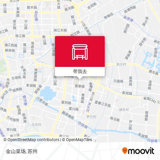 金山菜场地图