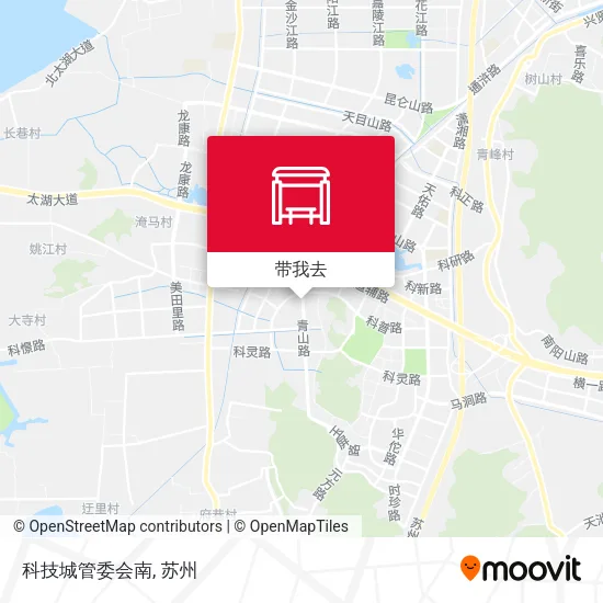 科技城管委会南地图