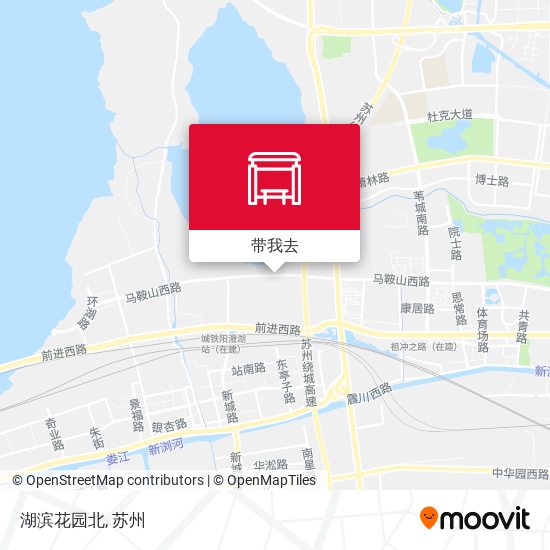 湖滨花园北地图