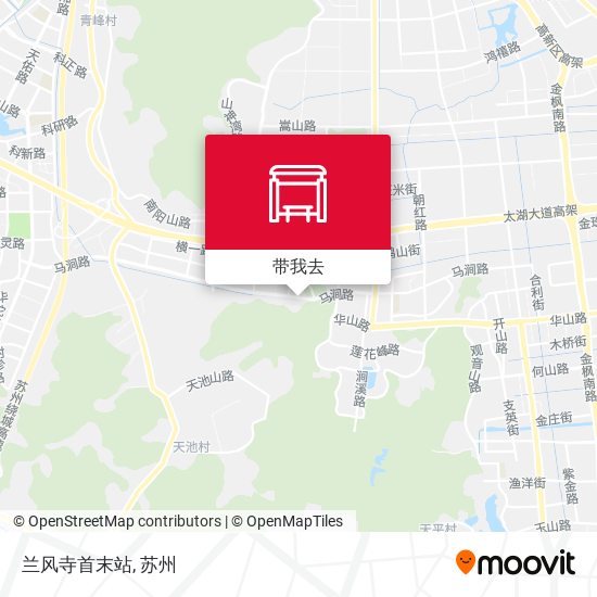 兰风寺首末站地图
