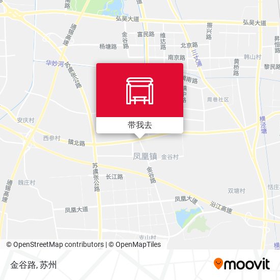 金谷路地图
