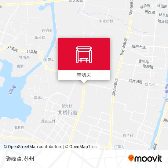 聚峰路地图