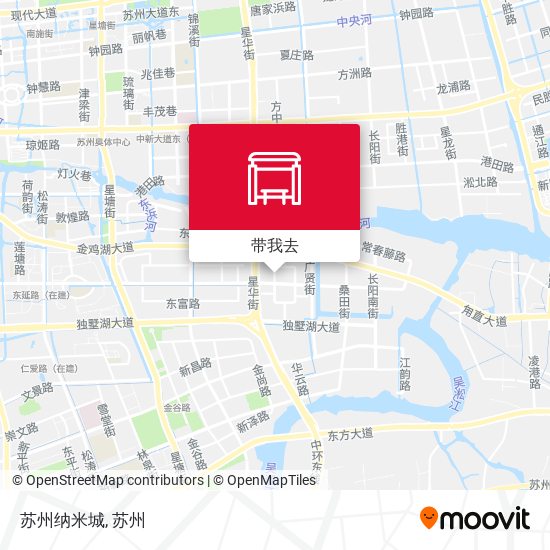 苏州纳米城地图