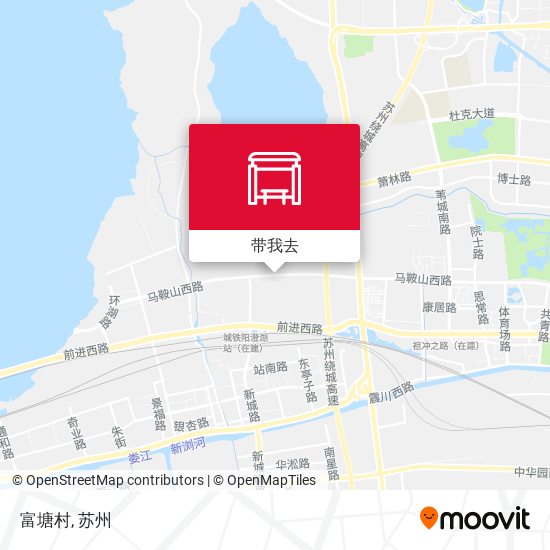 富塘村地图