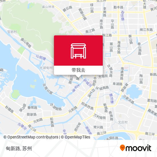 甸新路地图