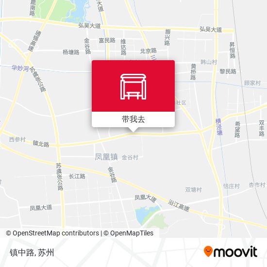 镇中路地图
