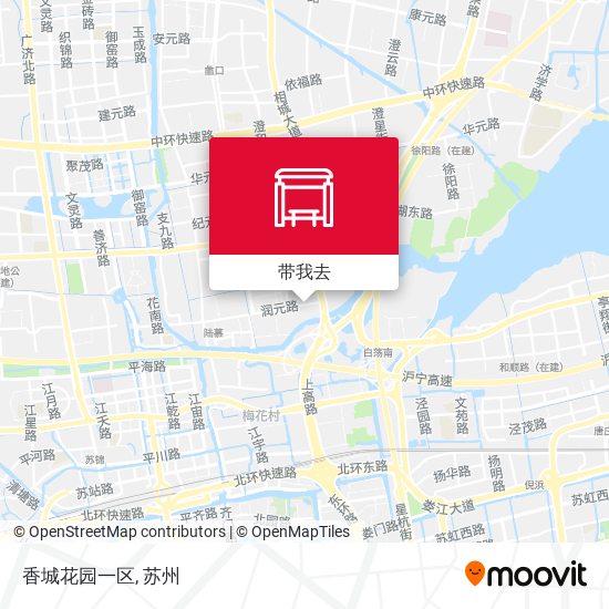 香城花园一区地图