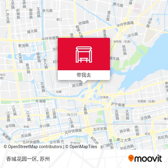 香城花园一区地图