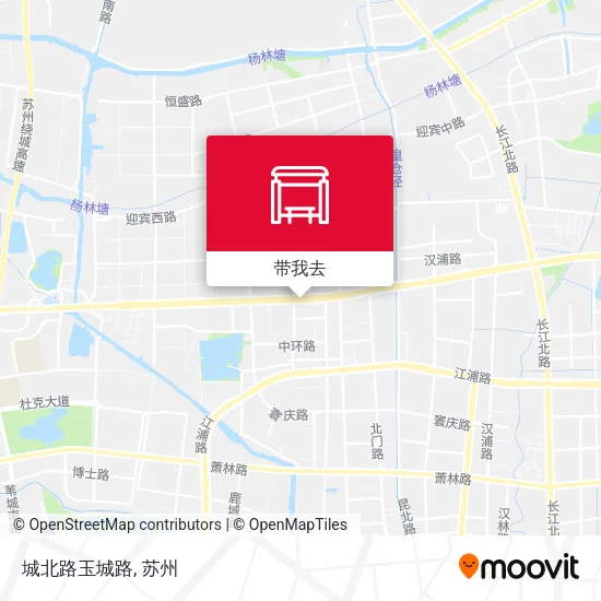 城北路玉城路地图