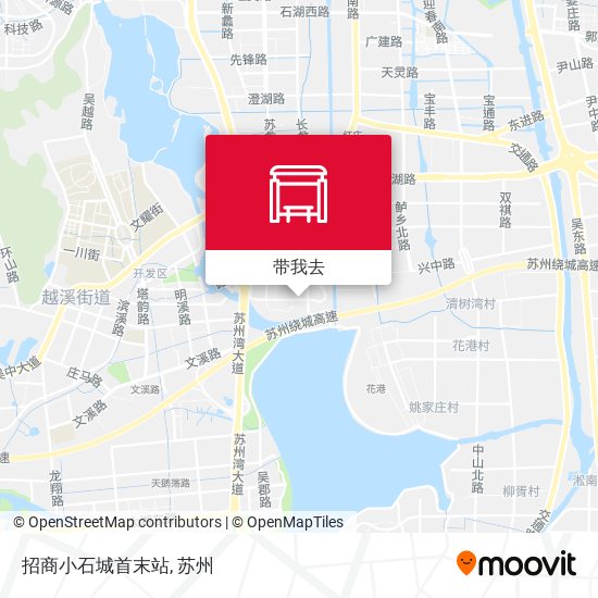 招商小石城首末站地图