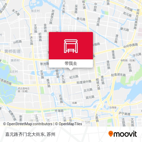 嘉元路齐门北大街东地图