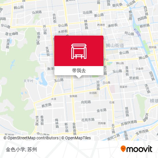 金色小学地图