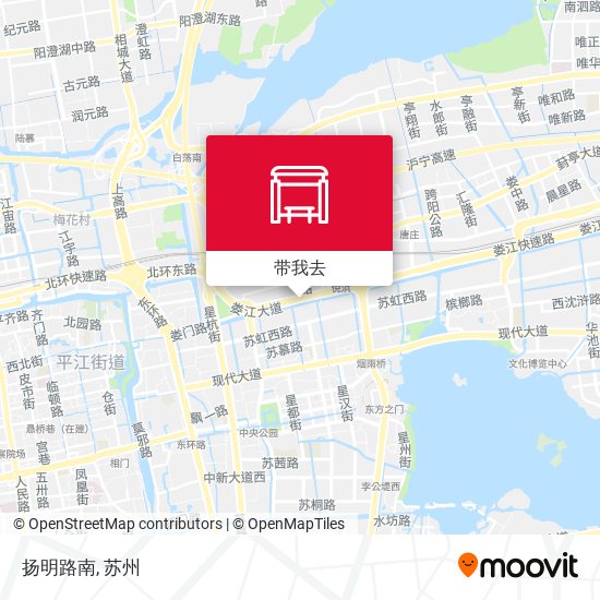 扬明路南地图