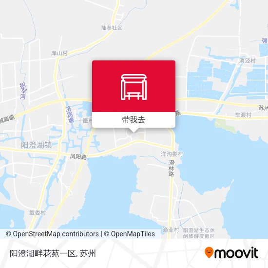 阳澄湖畔花苑一区地图